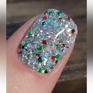 Sparkle & Co Nail Dip Powder Polish in shade Holoyay Fierce